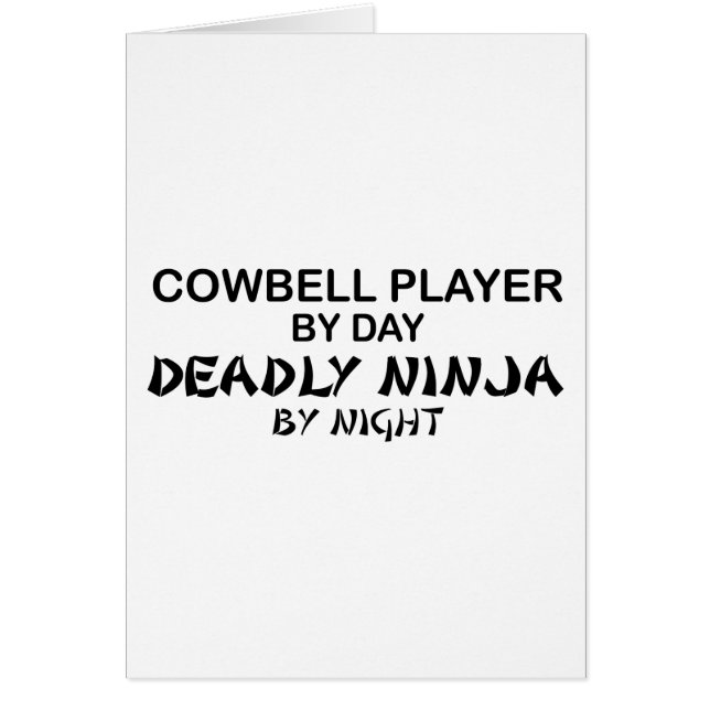 Cowbell Deadly Ninja bij nacht (Voorkant)