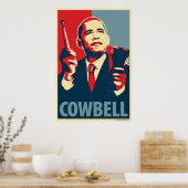 Cowbell - Poster parodique d'Obama (Cuisine)