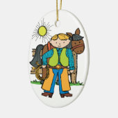 Cowboy2 Keramisch Ornament (Links)