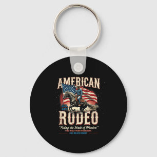 Cowboy 4 juli western Amerikaanse rodeo land Sleutelhanger
