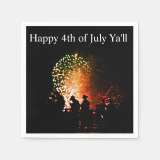 Cowboy 4th of July Paper Napkins Servet