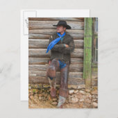 Cowboy 6 briefkaart (Voorkant / Achterkant)