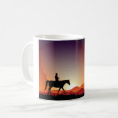 Cowboy À Cheval Mug (Devant gauche)