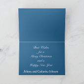 Cowboy À L'Église Carte De Noël (Intérieur)