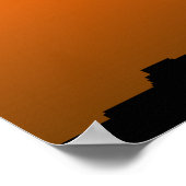 Cowboy à Sunset Wall Poster murale (Coin)