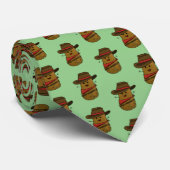 Cowboy Aardappelpatroon Stropdas (Opgerold)