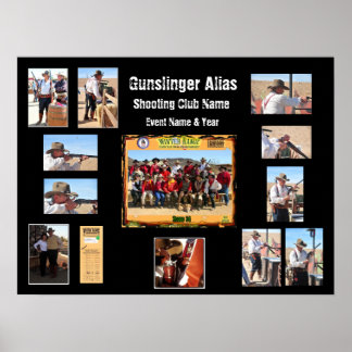 Cowboy Action Shooting Event Aangepaste Posters