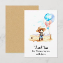 Cowboy Adventure Baby Boy's Wild West Shower