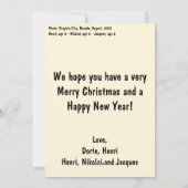 cowboy-afbeelding 2 feestdagenkaart (Achterkant)