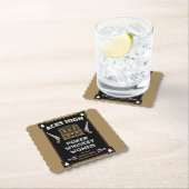 Cowboy Amerikaans Frontier Saloon Kartonnen Onderzetters (Insitu)