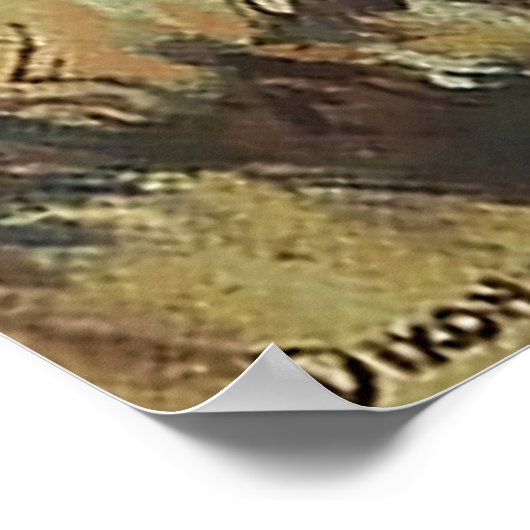 "Cowboy and Pack Horse" van Maynard Dixon Poster (Hoek)