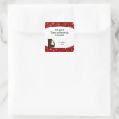 Cowboy Anniversaire Fête Faveur Sticker Rouge Pais (Sac)