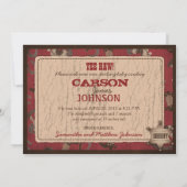 Cowboy Baby Faire-part Card 2 (Dos)