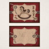 Cowboy Baby Gift Label Visitekaartjes (Voorkant /achterkant)