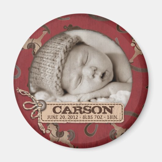 Cowboy Baby Magnet R Magneet (Voorkant)