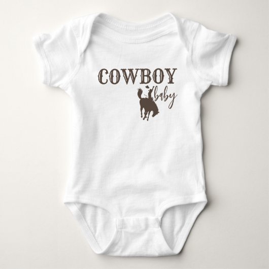 Cowboy baby romper (Voorkant)