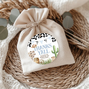 Cowboy Baby Shower Favor Tags Bedankjes Labels