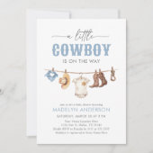 Cowboy Baby shower Kaart (Voorkant)