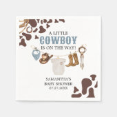 Cowboy Baby shower Servet (Voorkant)