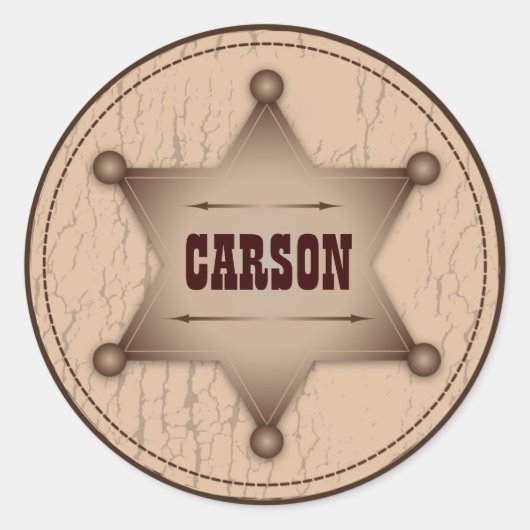 Cowboy Baby Sticker B2 (Voorkant)