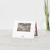 Cowboy Baby Western Hartelijk dank Bedankkaart (Achterkant)