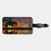 Cowboy Bagagelabel (Achterkant horizontaal)