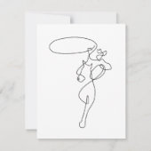 Cowboy Bedankkaart (Achterkant)