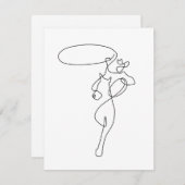 Cowboy Bedankkaart (Voorkant / Achterkant)