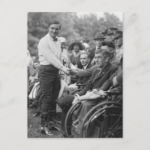 Cowboy bij het Witte Huis, 1925 Briefkaart