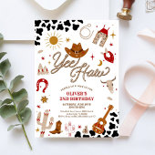 Cowboy Birthday Invitation Boy Kaart