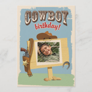 Cowboy Birthday Kaart
