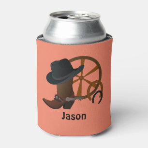 Cowboy Birthday Party - Gepersonaliseerd Blikjeskoeler
