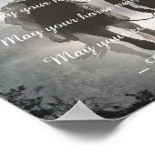 Cowboy Blessing Horse Silhouette Decoupage Print (Hoek)