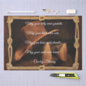 Cowboy Blessing Pet en Boots Tissuepapier (Craft)