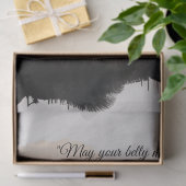 Cowboy Blessing Sunset Silhouette Tissuepapier (Geschenk)