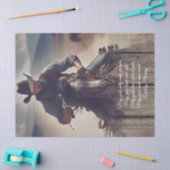 Cowboy Blessing Western Man Horse Tissuepapier (Craft)