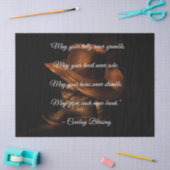 Cowboy Blessing Western Pet en Boots Tissuepapier (Craft)