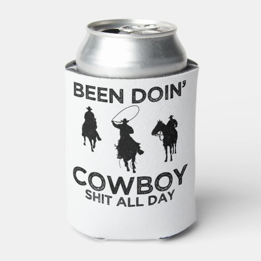 cowboy blikjeskoeler (Blikje Voorkant)