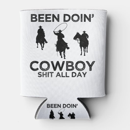 cowboy blikjeskoeler (Voorkant)