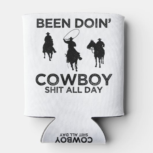 cowboy blikjeskoeler (Achterkant)