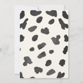 Cowboy Blue Western Rodeo Carte de remerciements (Dos)