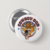 COWBOY BOB RONDE BUTTON 5,7 CM (Voorkant /achterkant)