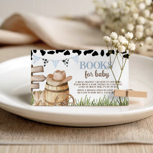 Cowboy Boeken voor Baby Kaart