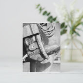 Cowboy Boot and Spur Foto Briefkaart (Staand voorkant)
