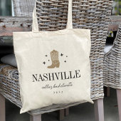 Cowboy Boot Bachelorette Feest Tote Bag