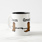 Cowboy Boot Groom Mug (Devant gauche)