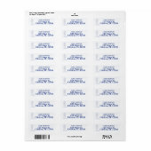 Cowboy boot Retouradres Labels (Full Sheet)