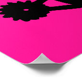 Cowboy Boot Silhouette Poster (Hoek)