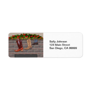 Cowboy Boot Stockings door de Fireplace Etiket