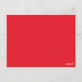 Cowboy Boot Tafelnummers (Rood / Wit) (Achterkant)